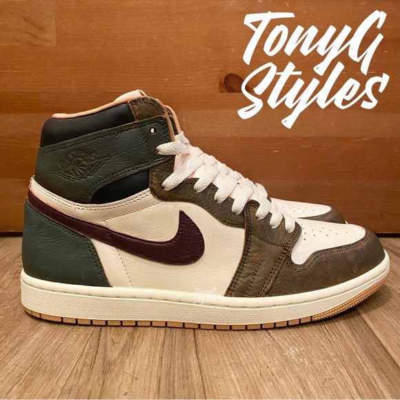 🍂NEW🍃 CUSTOM AIR JORDAN 1 RETRO HI - Picture 6 of 16